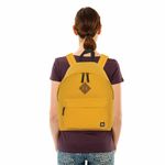 Рюкзак BRAUBERG, универсальный, сити-формат, один тон, желтый, 20 литров, 41х32х14 см, 225378