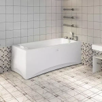 Акриловая ванна Агата 175x75 ( с каркасом)