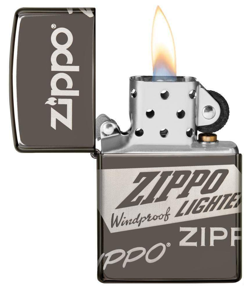 Зажигалка Black Ice® Logo Design ZIPPO 49051