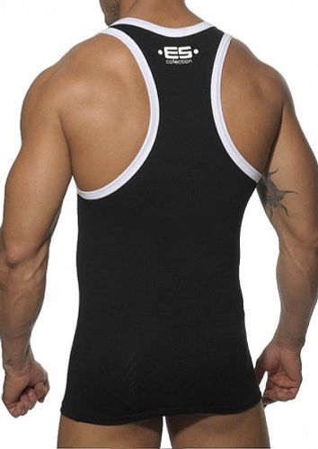 Мужская майка черная ES COLLECTION TANK TOP BLACK