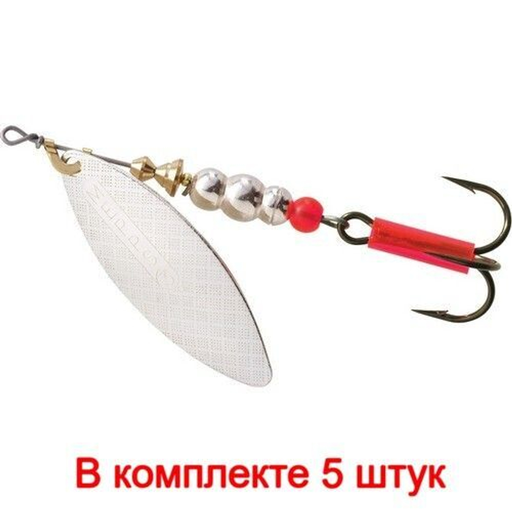 Блесна для рыбалки вращающаяся AGLIA LONG 2, Black