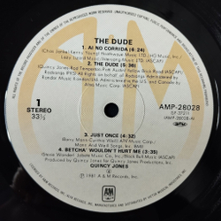Винтажная виниловая пластинка LP Quincy Jones The Dude (Japan 1981) (Obi Copy)