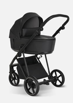 Roan Коляска 2 в 1 Sol Leather Black