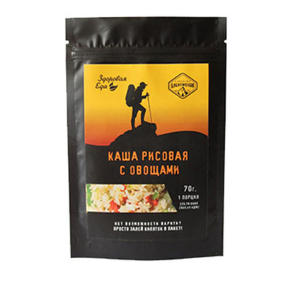 Каша рисовая с овощами zip 70 г ("Здоровая Еда")