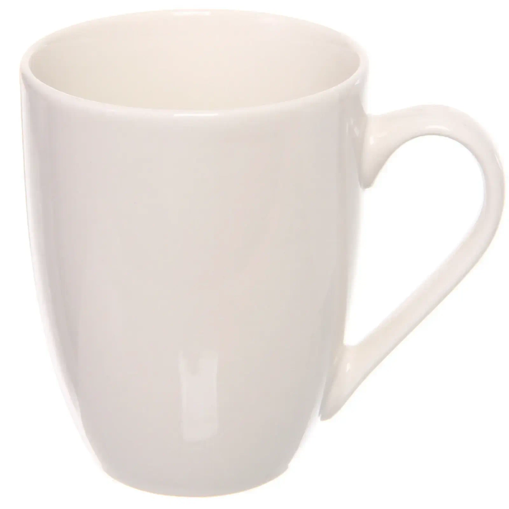 Кружка керамическая 400мл «Белая» F10