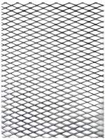 Решетка радиатора (сетка) 100х30см ячейки 12х5мм черная