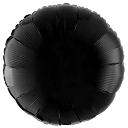 Шар Flexmetal круг 18" чёрный #401500N