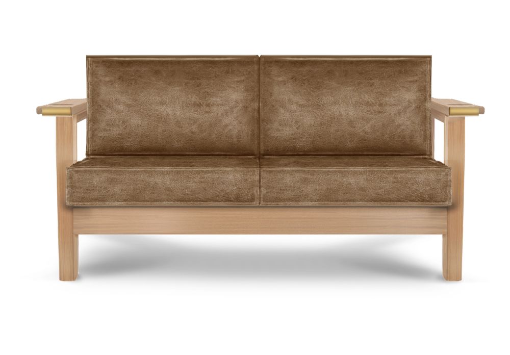 Диван Techno ясень (Дуб натуральный(natur-wood),Винилискожа Prado_5,Винилискожа PRADO-5)