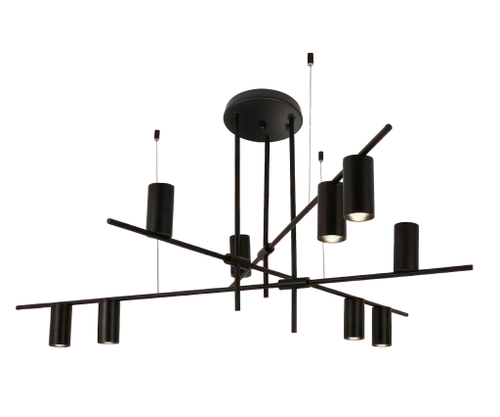 07621-9,19 Люстра Рия черный Gu10 90W