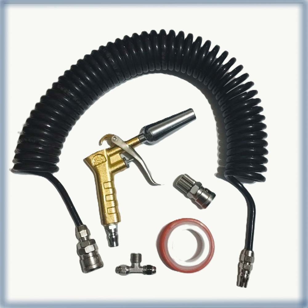 Набор для продува кабины с быстросъемом и пистолетом (металлический)