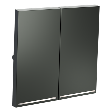 Клавиши для выключателя/переключателя двухклавишного с подсветкой, S70 (титан)