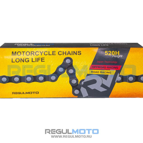 Цепь приводная REGULMOTO усиленная 520H-120L