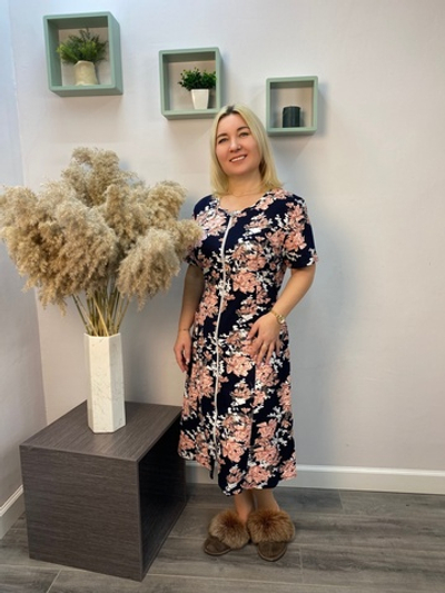 Халат женский "Галина К.П" молния (Р 316)