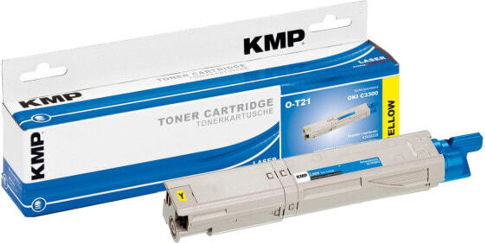 Картридж тонерный желтый 1 шт KMP O-T21 1320,0009