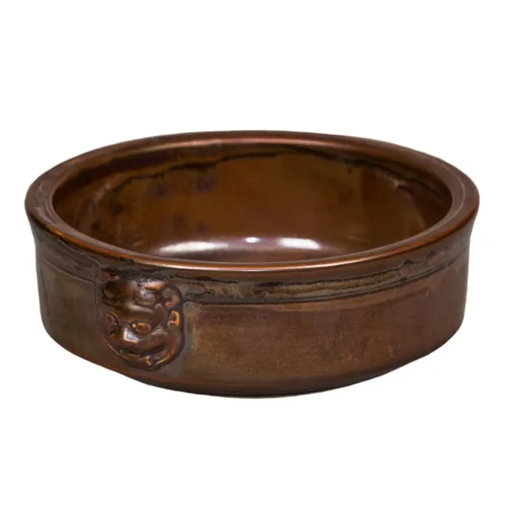 Салатник 800 мл d 18 см h6 см бульонница Antic Copper Panasia P.L. [6]
