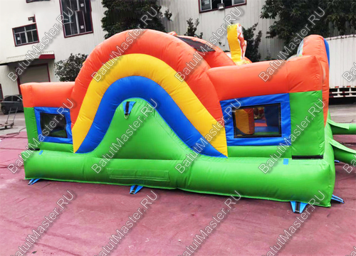 Коммерческий надувной батут "Четыре стихии", 5*5*2,8 м