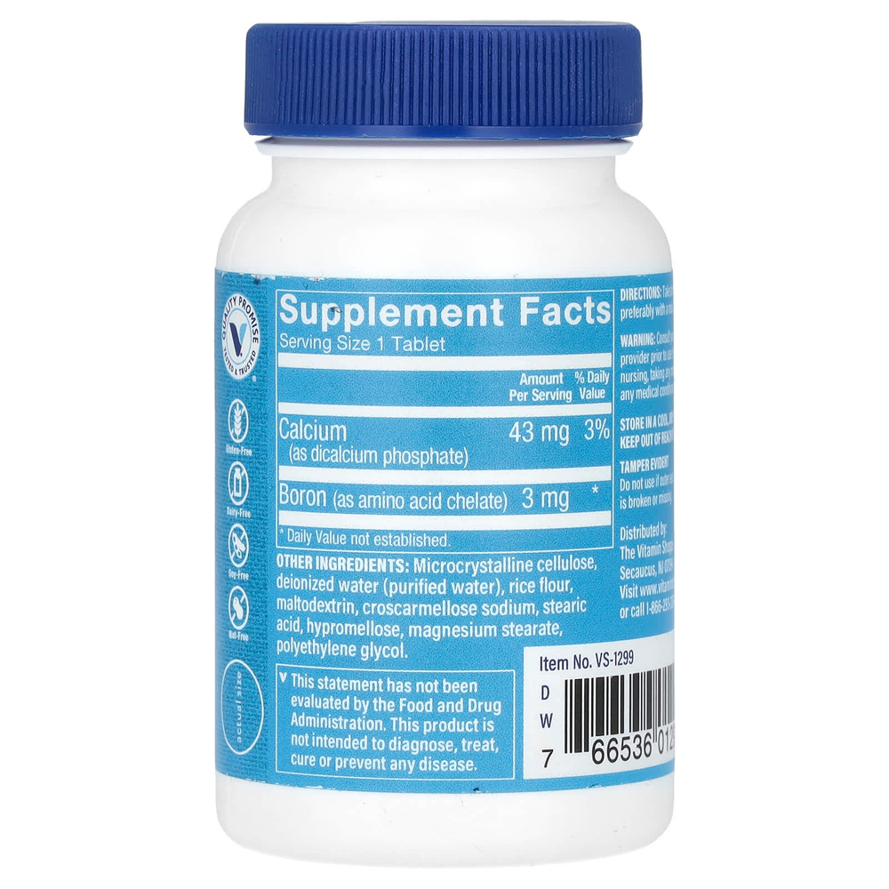 The Vitamin Shoppe, бор, 3 мг, 100 таблеток
