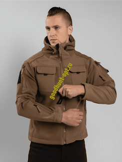 Тактическая куртка флисовая 7.26 Песок