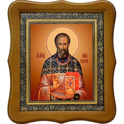 Иона Одесский праведный. Икона на холсте.