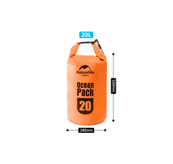 Гермомешок Naturehike Ocean Pack 20 л. (оранжевый)