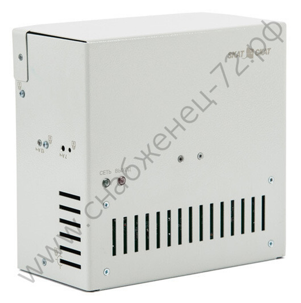 SKAT 12-4.0 TOP (СКАТ ИБП-12/4-12-TOP) источник питания, 12В, 4А, корпус для потолков