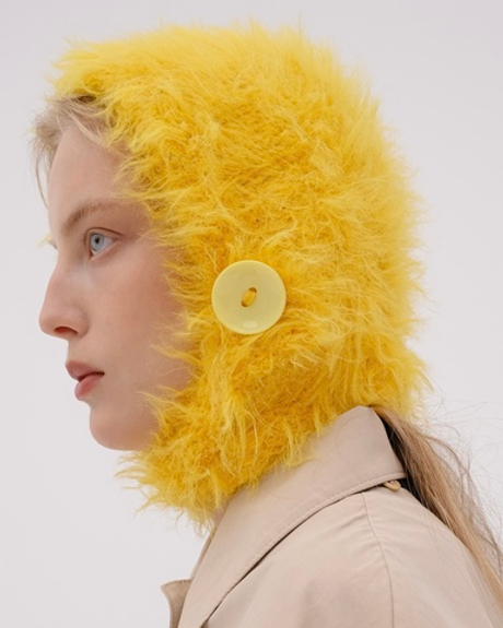 Вязаный чепчик Лимончик