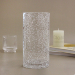 Ваза стеклянная «Паутинка» 10*20см