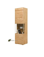 Шкаф с витриной из массива дуба Мидгард-1