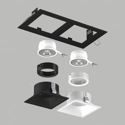 Встраиваемый светильник Lightstar Domino D5270607WBMOD