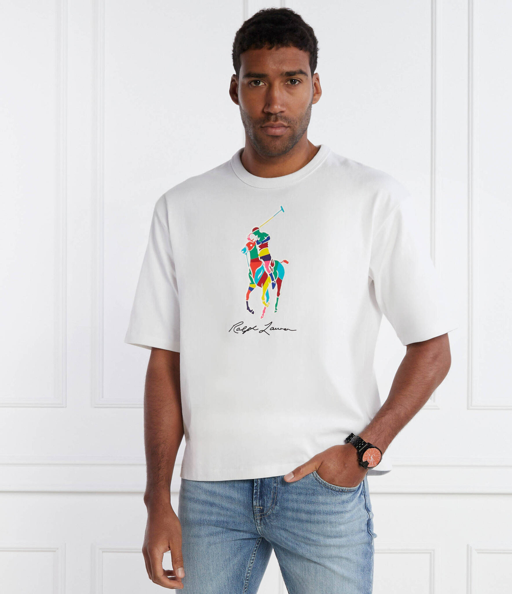 Футболка POLO RALPH LAUREN - белый(710926611)
