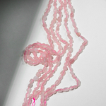 Розовый кварц натуральный, бусины фриформ, 7-12мм