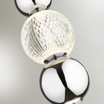 5007/7LA L-VISION ODL23 589 хром/прозрачный/металл/акрил Подвес LED 7W 4000K 300Лм CRYSTAL