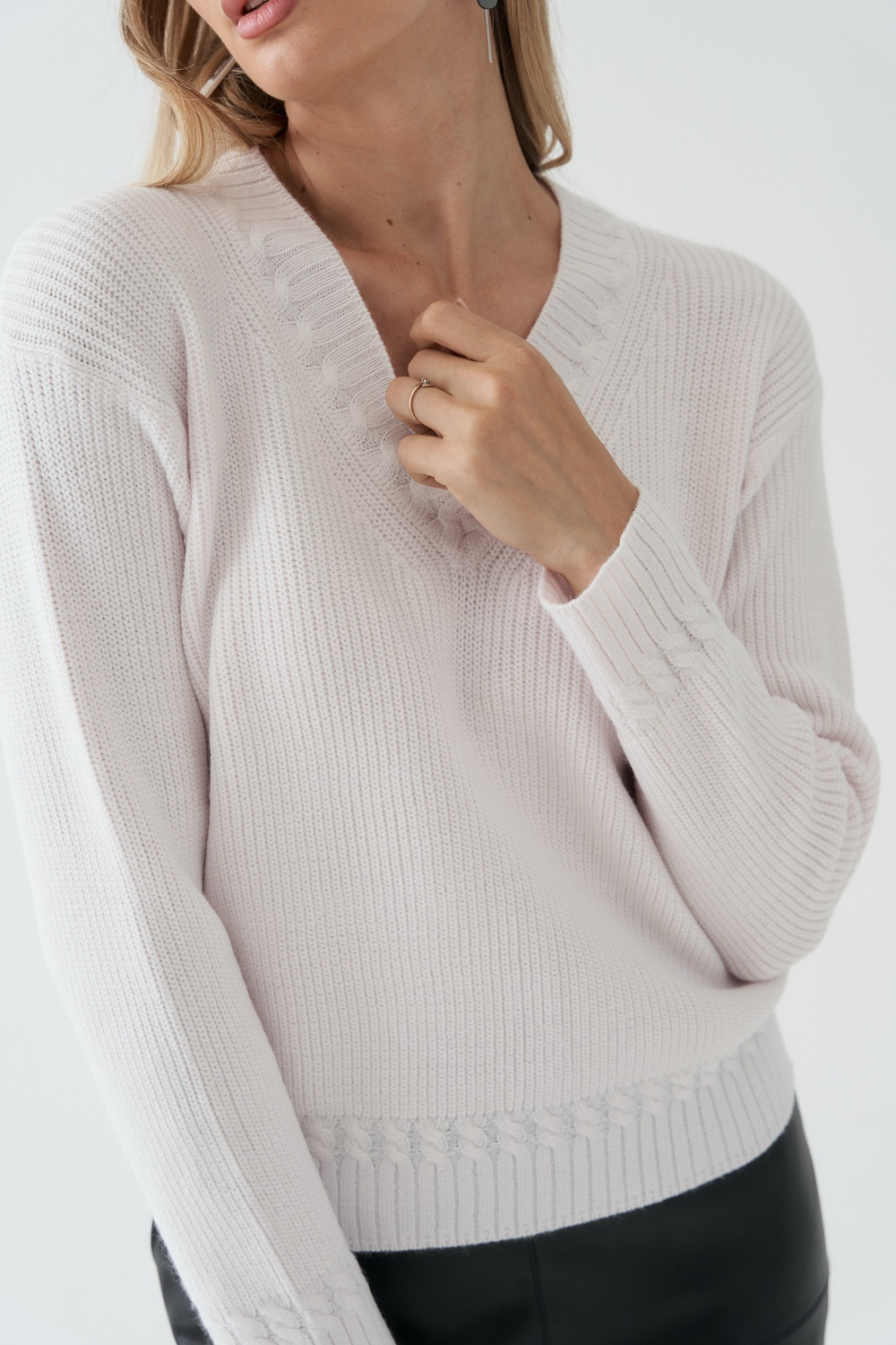 Белый джемпер Тамбовчанка