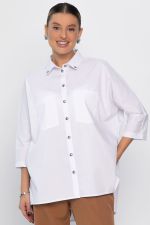 Рубашка с карманами Аристократка (белая) Б14449-10М LT Collection