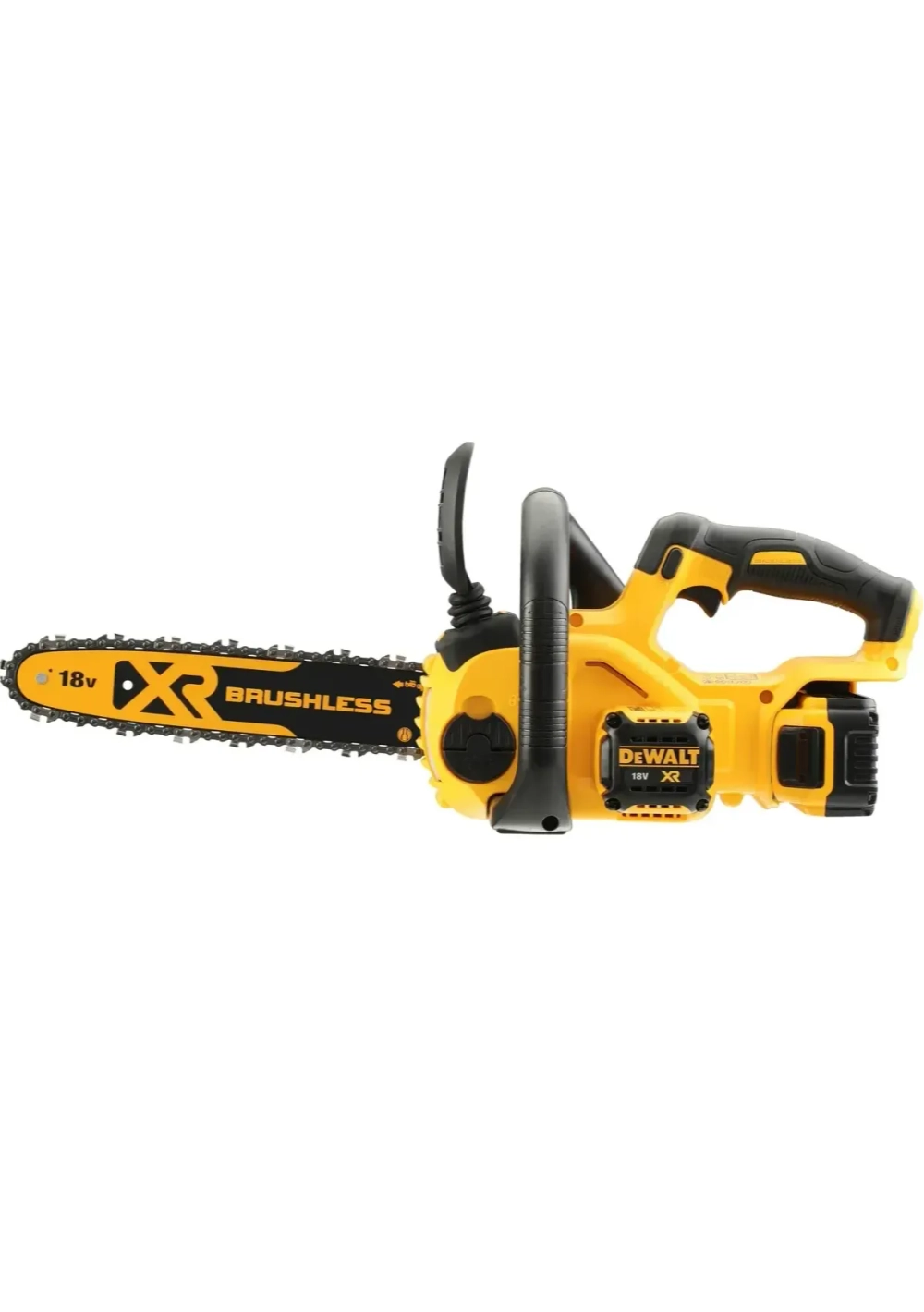 Пила аккумуляторная цепная бесщеточная с аккумулятором и ЗУ