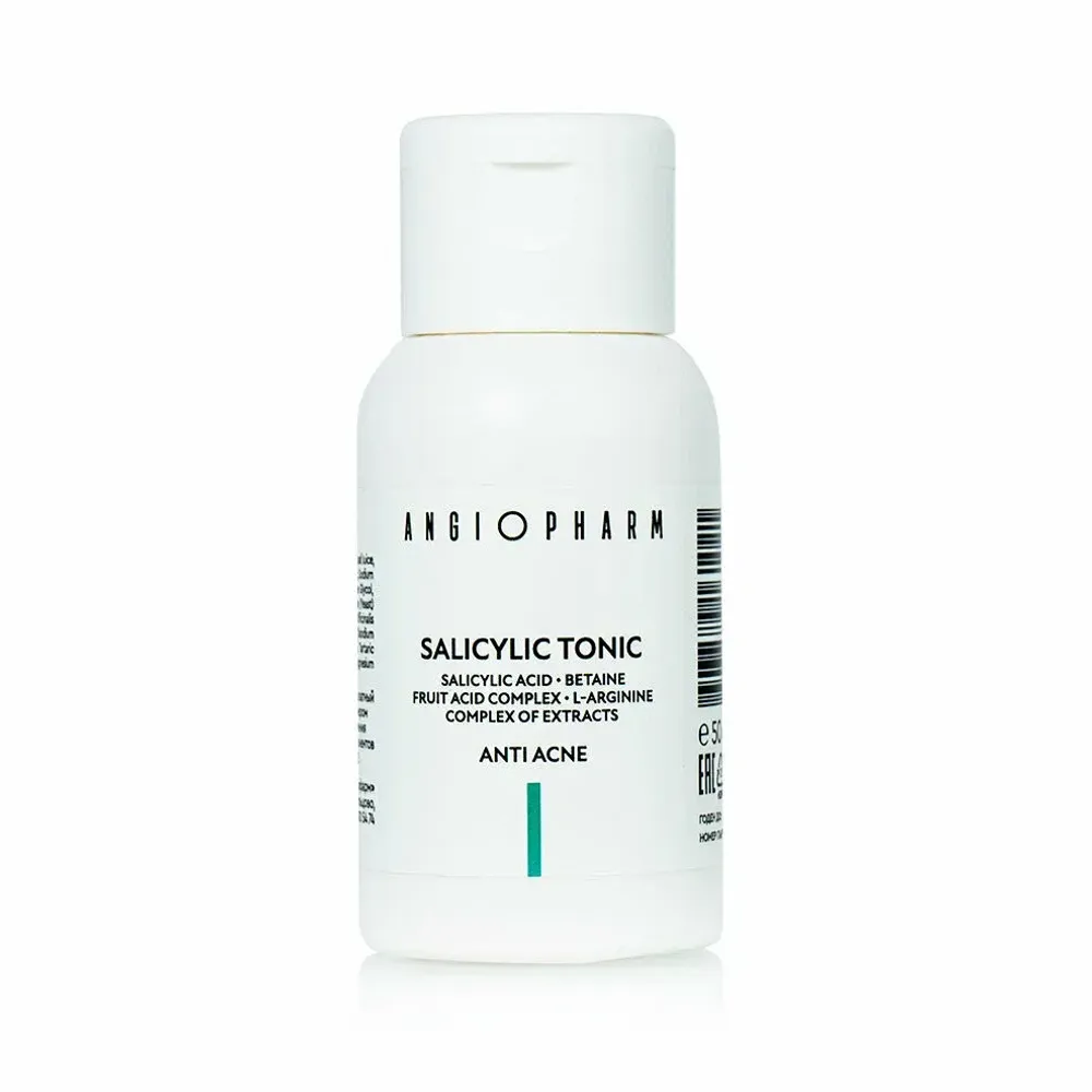 МИНИАТЮРА Тоник для проблемной кожи ANGIOPHARM Salisylic tonic 50мл