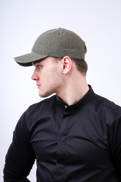 Бейсболка olive vintage