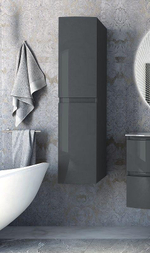 Колонна подвесная с двумя распашными дверцами, реверсивная CEZARES 44325 Antacite