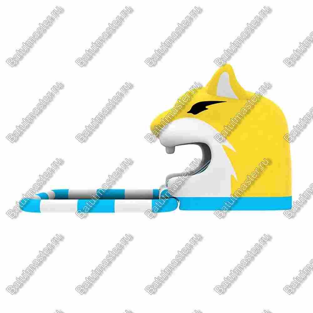 Надувная прямая водная горка с бассейном «Бельчонок», 8*4*4,5 м