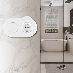 Розетка с заземлением и шторкой, с крышкой Arte Milano SET08-2 SET08-2-41-1x2 white