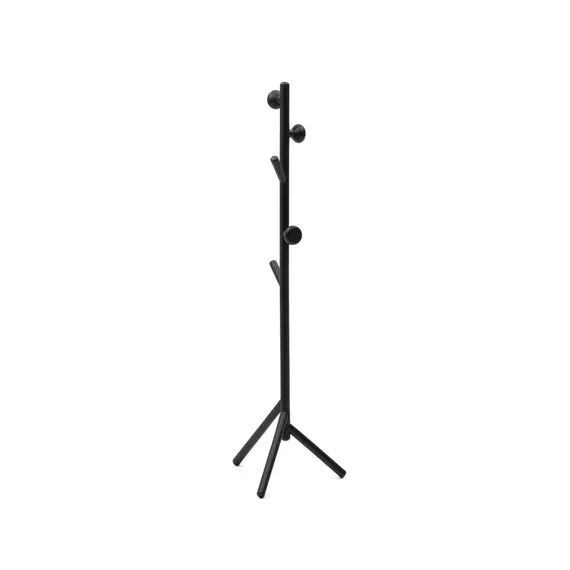 Напольная вешалка Nadue 170 см из массива бука, черная