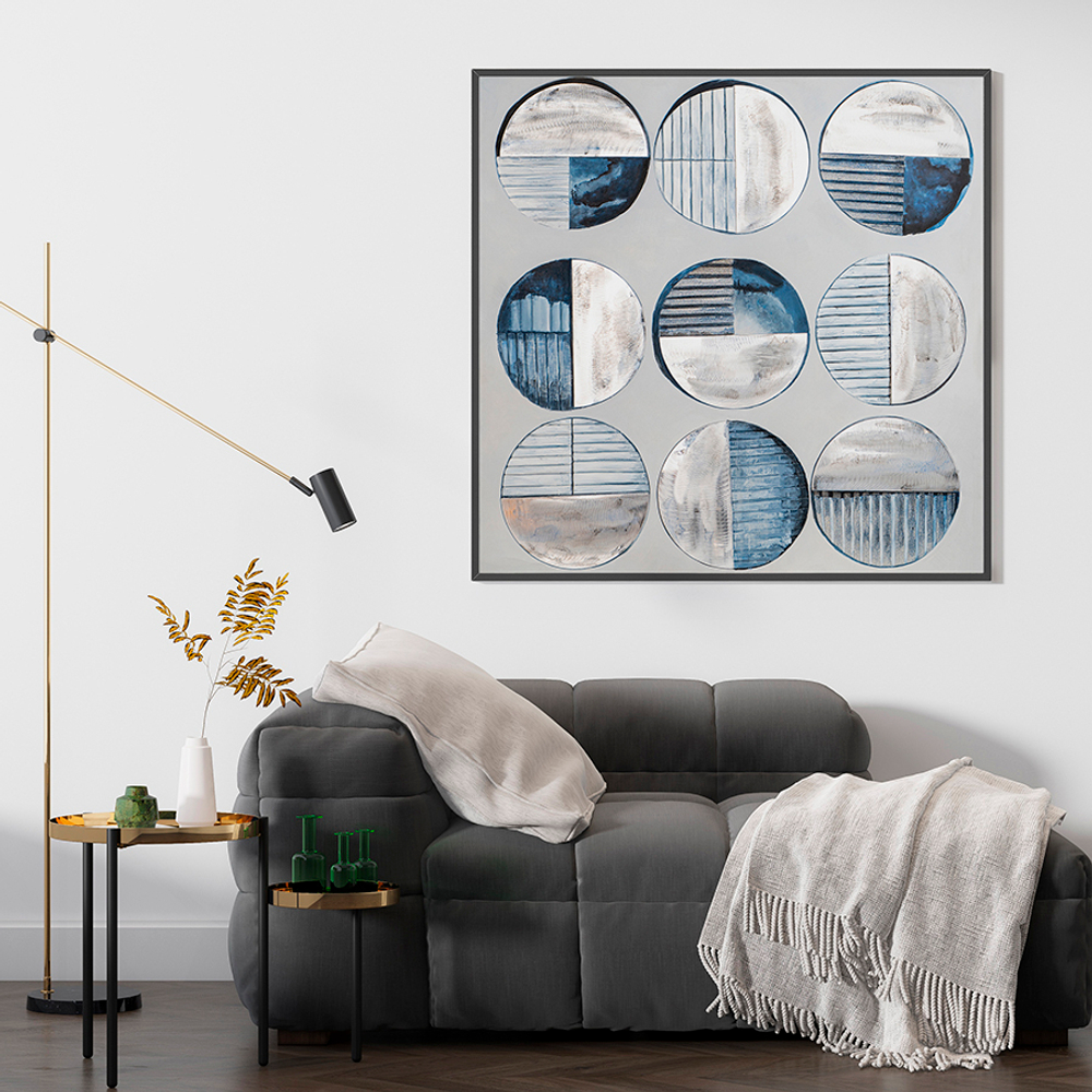 Панно декоративное с ручной росписью by feel, 80х80 см