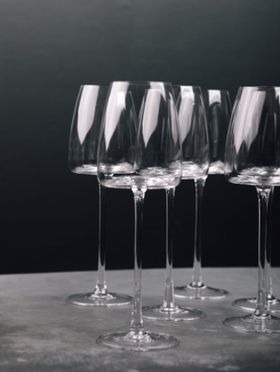 Бокал для вина 340 мл. d=54/77 мм. h=240 мм. хр. стекло Веста MGline