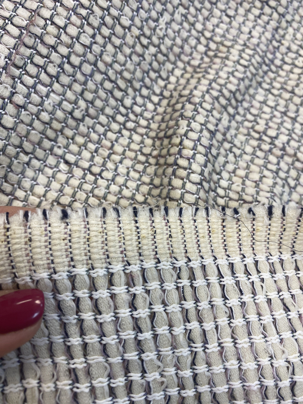 Ткань костюмная ШАНЕЛЬ (Италия) 80% шерсть 10% хлопок 10% мохер ш-150см отрез 0.8 м