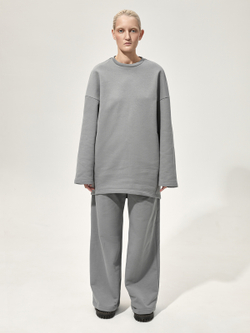 Толстовка "Бетон". Серая