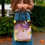 Сумка шоппер с принтом Genshin Impact