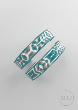 Схема PEYOTE, Схема браслета мозаичное плетение, узор из Miyuki Delica 11/0, файл PDF, №253