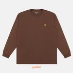  Лонгслив мужской Carhartt WIP Chase артикул:I026392_chocolate - купить в магазине Дайс