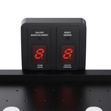 Игровой стол - аэрохоккей DFC ASTER 136 х 68 см, складной