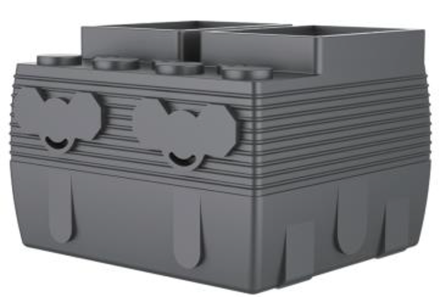 Купить Насосная станция канализационная "LEO" модель WT600-25-15-2.2×2-NPA/QG
